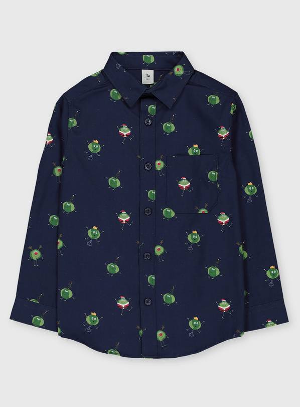 Christmas Kids' Navy Sprout Shirt 12 years